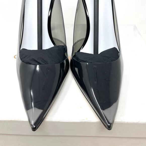 Good American Cinder-F*CKING-RELLA Pump In Light Smoke Size 8 New - Picture 11 of 17